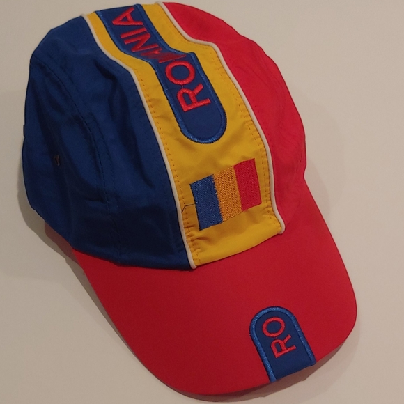 Unbranded Other - Romania Flag Embroidered Cycling Style Cap Hat